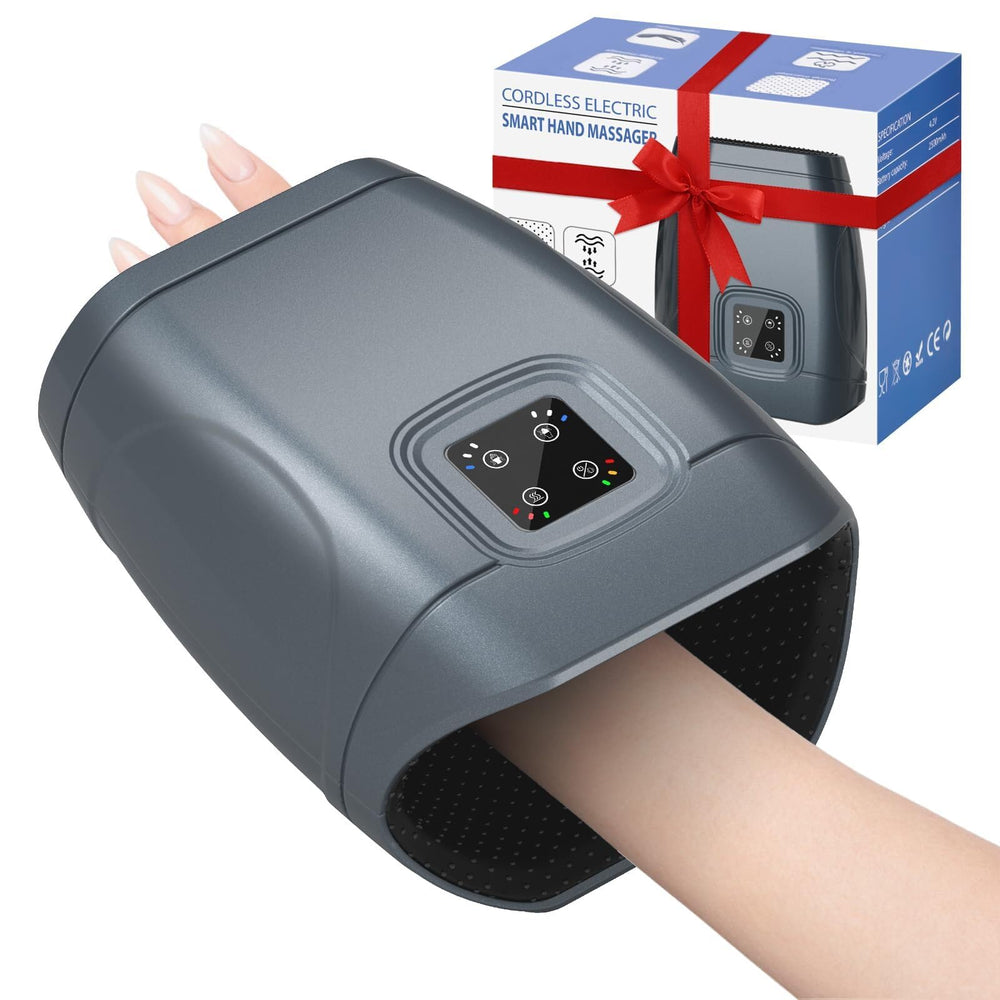 JQX Hand Massager heat-therapy in action soothing hands.