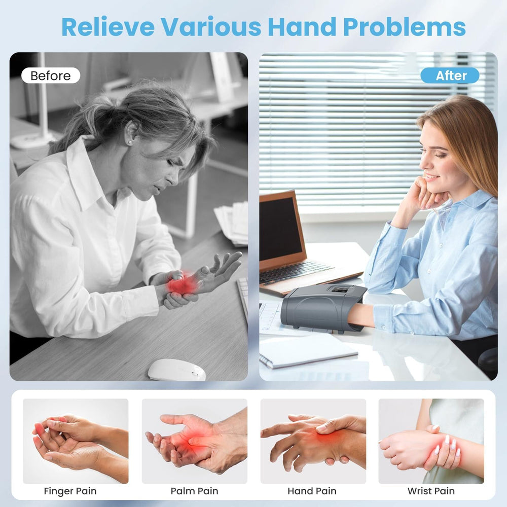 JQX Hand Massager interior texture enhances massage feel.