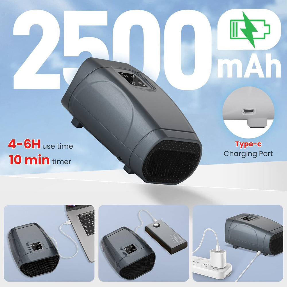 JQX Hand Massager is portable with cordless operation.