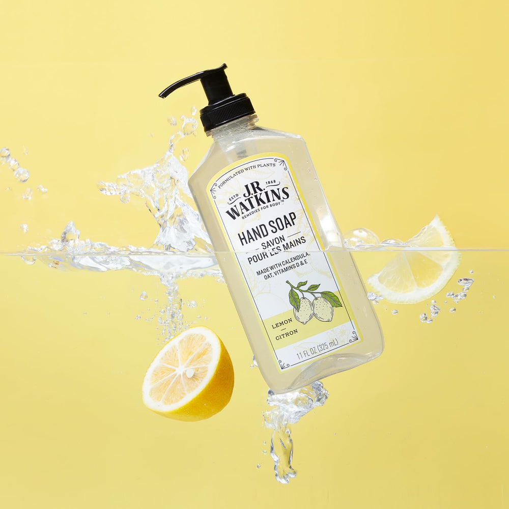 J.R. Watkins Naturals Lemon Hand Soap non-toxic formula with safe ingredients
