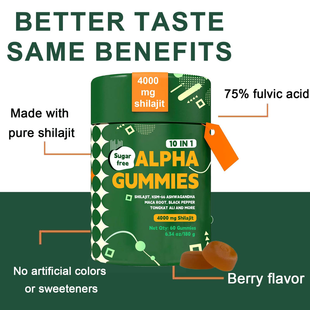 JRR Himalayan Gummies texture close-up suggests chewy energy bite