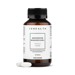 JSHealth Advanced Magnesium bottle with capsules supporting muscle comfort