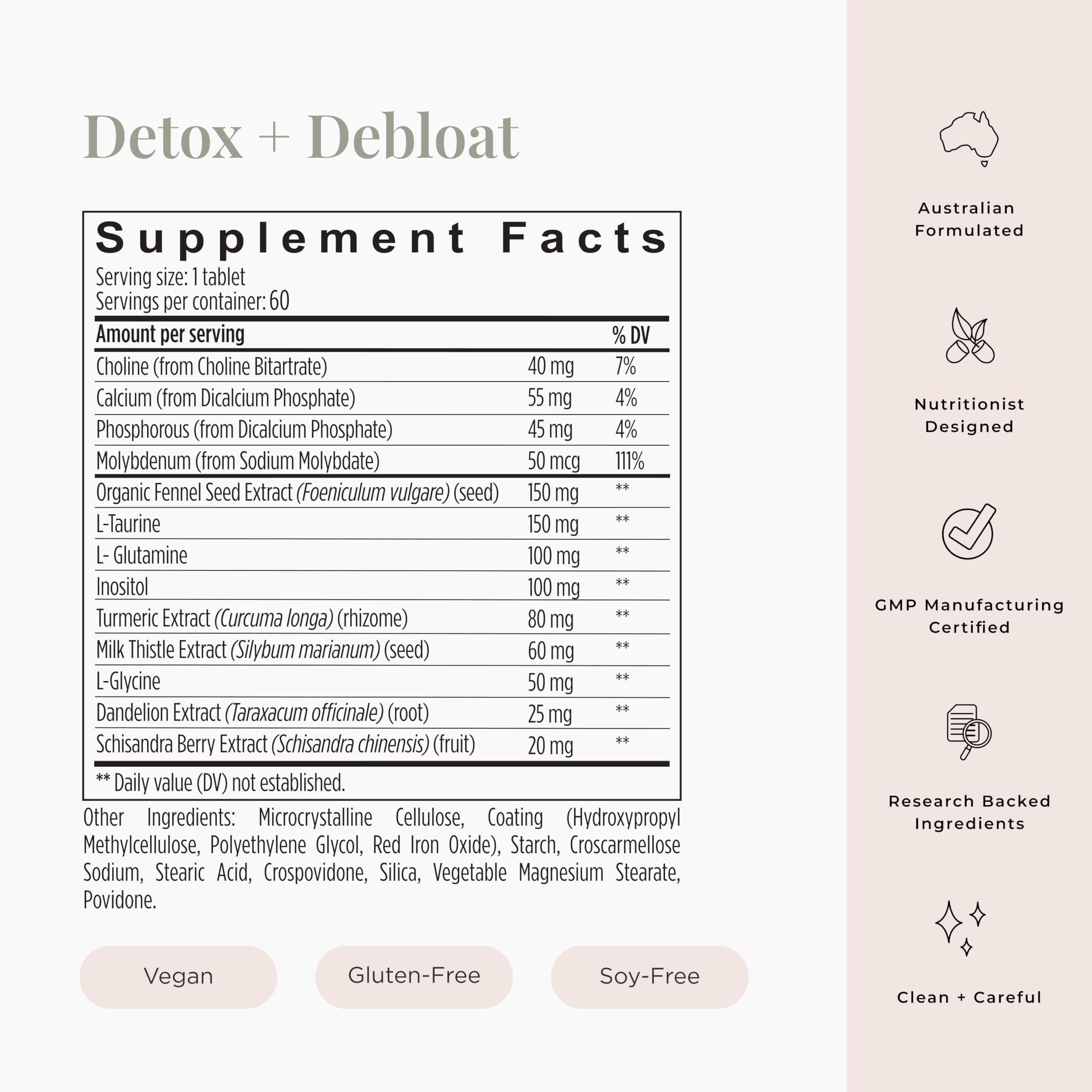 JSHealth Detox Liver Health scene with capsules suggesting relief after meals.