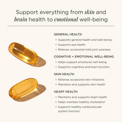 JSHealth vanilla-flavored fish oil, smooth taste with no fishy aftertaste.