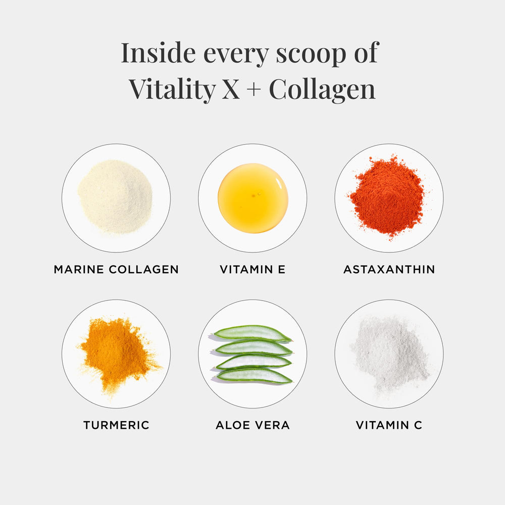 JSHealth Vitality X + Collagen serving scoop for quick daily mix.