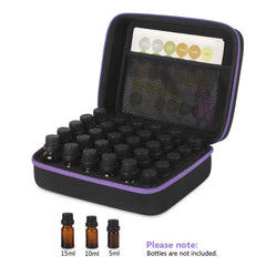 JSVER estuche compatible con frascos de 5ml, 10ml y 15ml para DoTerra y Young Living.