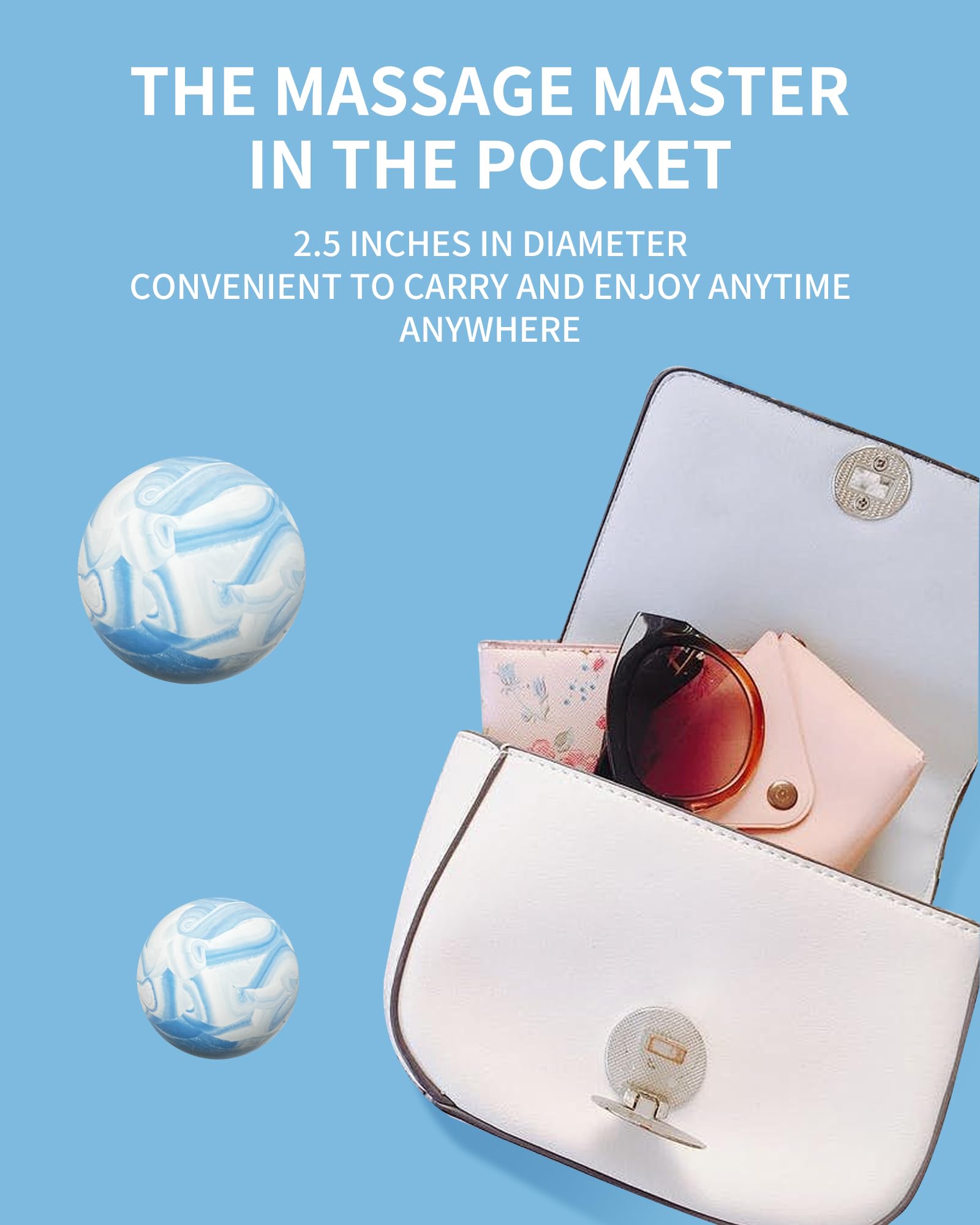 JSYUTYUZ ball under foot promotes gentle release during recovery