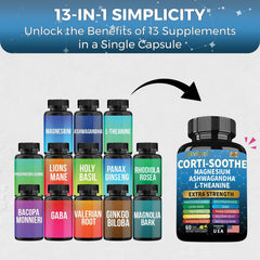 Corti-Soothe ingredient visual featuring Lion's Mane extract