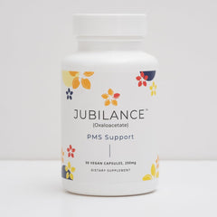 Jubilance PMS capsules closeup highlights pure Oxaloacetate formulation