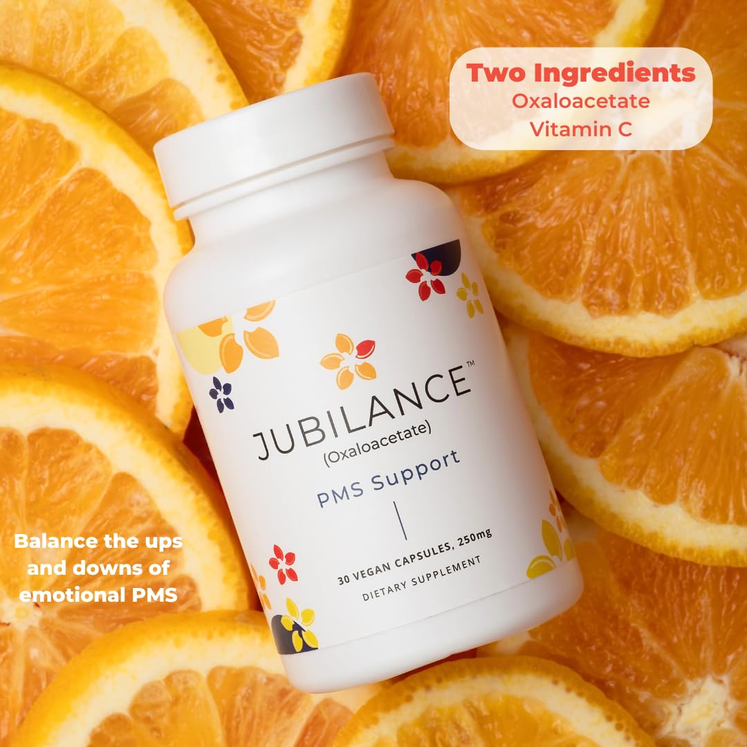 Jubilance PMS ingredient label reveals oxaloacetate details