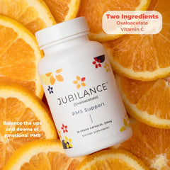 Jubilance PMS ingredient label reveals oxaloacetate details