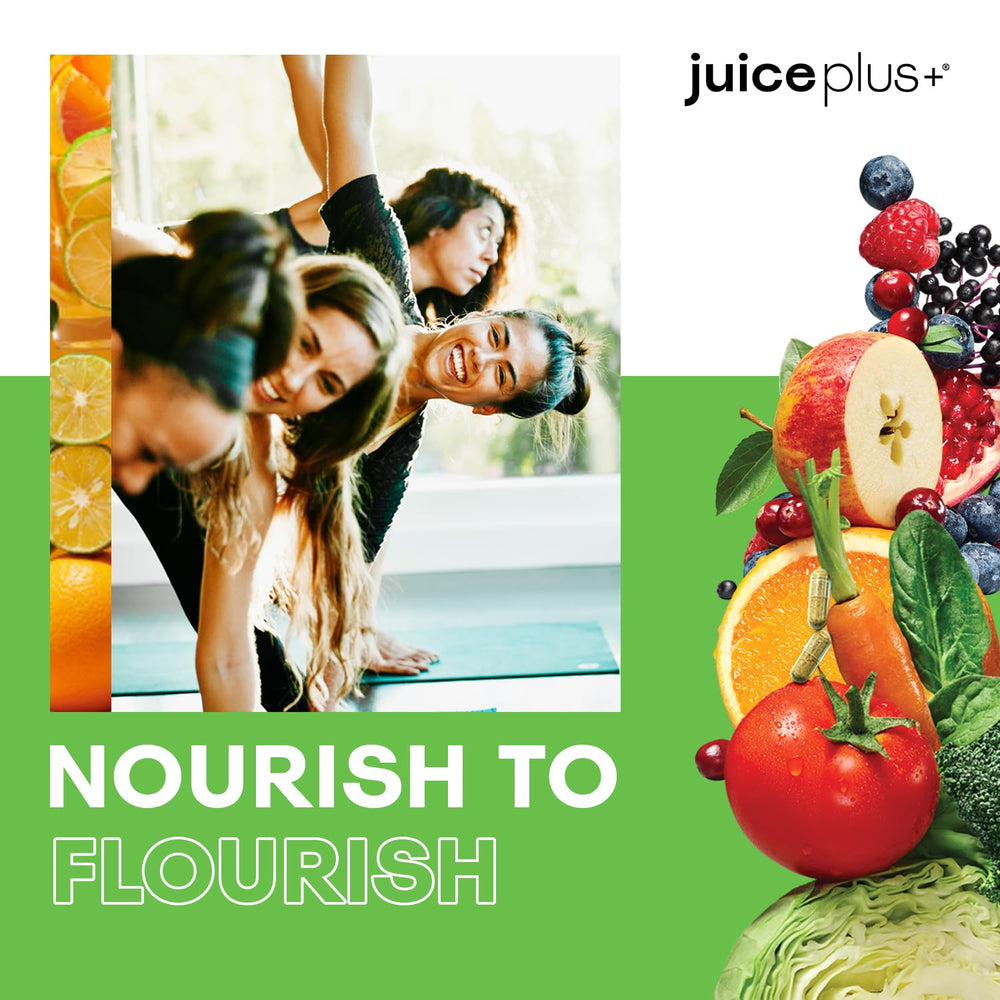 Serving-ready capsules with water for simple daily supplementation.