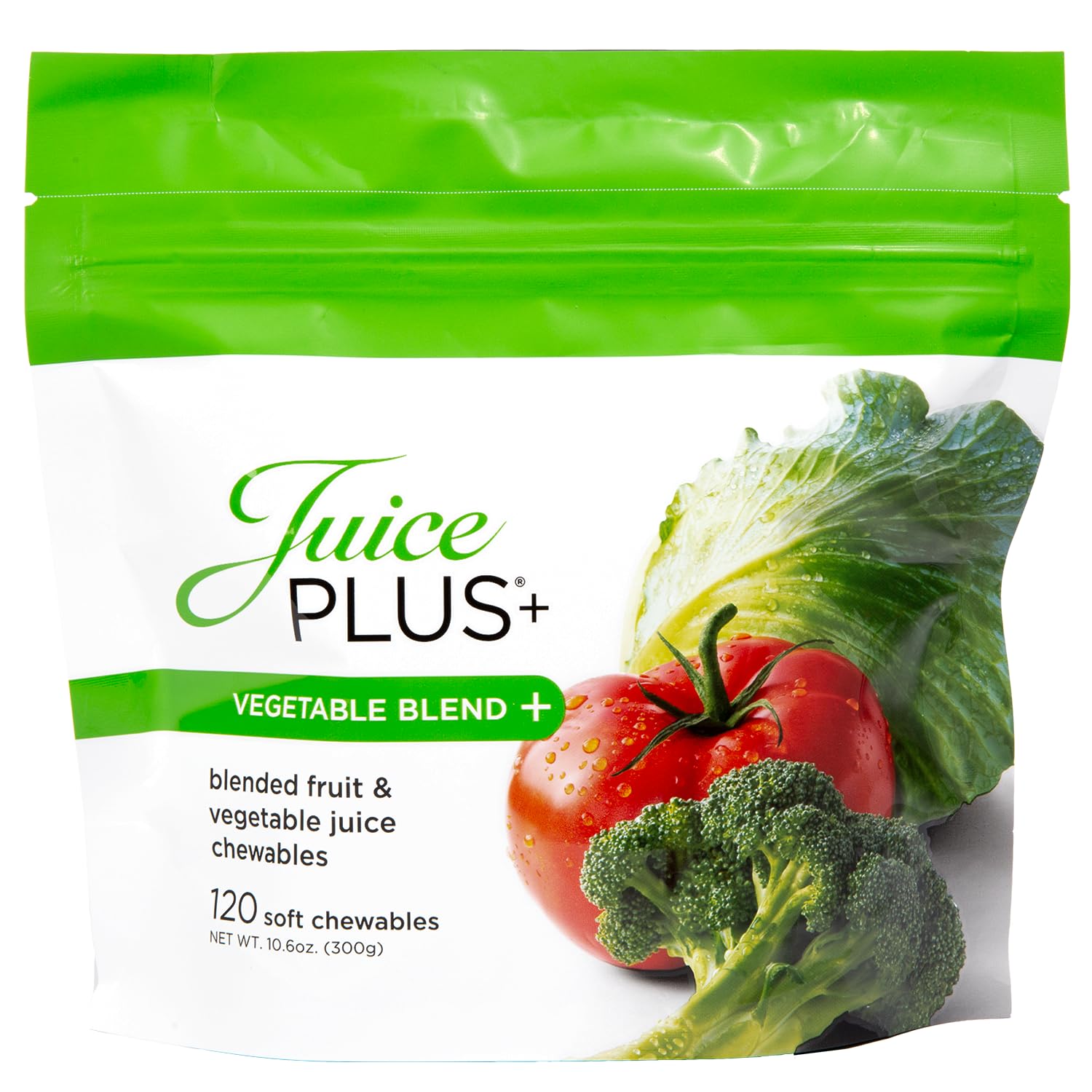 Juice Plus+ Vegetable Blend Soft Chews bottle for easy daily veggie intake
