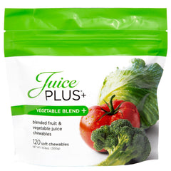 Juice Plus+ Vegetable Blend Soft Chews bottle for easy daily veggie intake