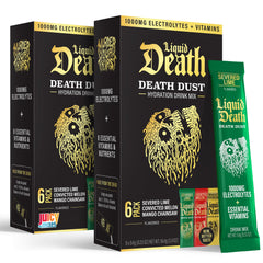 Juicy Mixes Liquid Death Dust Severed Lime stick delivers quick electrolyte hydration after workouts