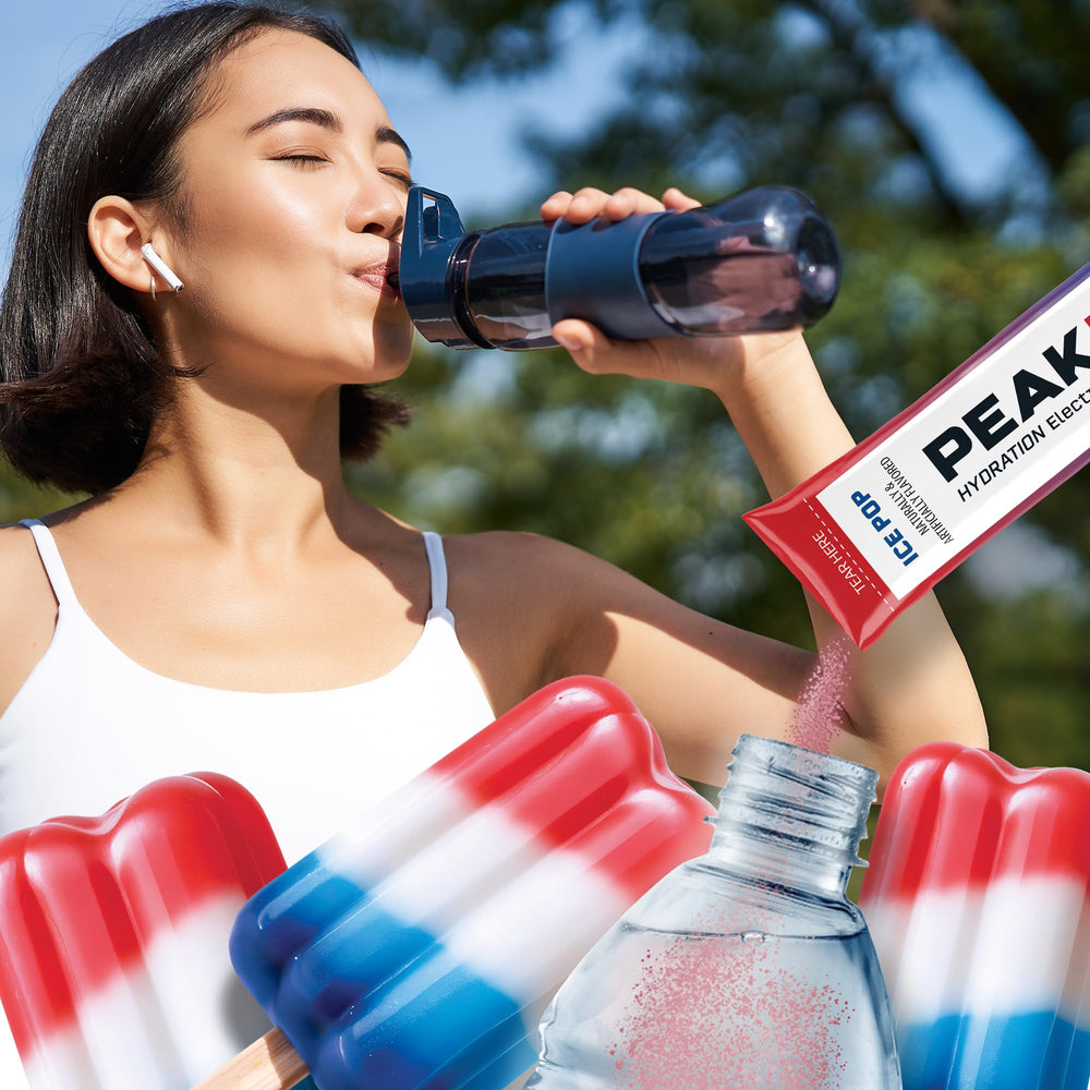 juicy-mixes peakh2o ice-pop flavor splash sugar-free refreshment on demand.