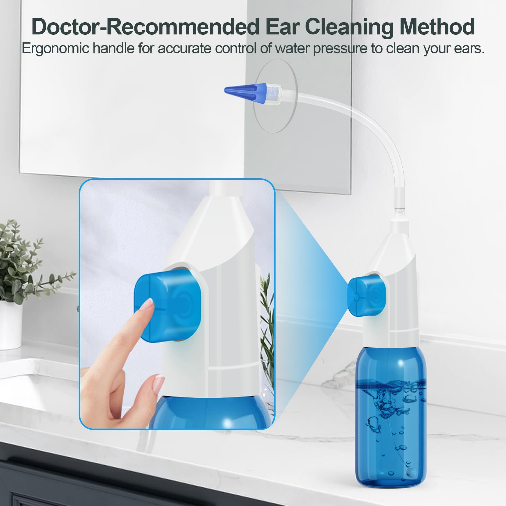 Julaiwy kit limpieza orejas uso familiar: adaptable para toda la familia