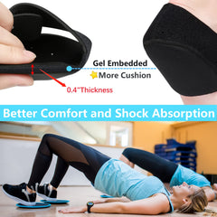 Jumpow thickened gel pad delivers soft, lasting cushioning.