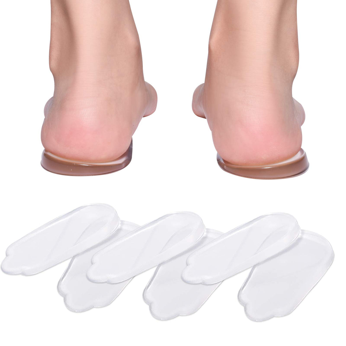 JUMPOW medial-lateral heel wedge closeup supports foot alignment and comfort.