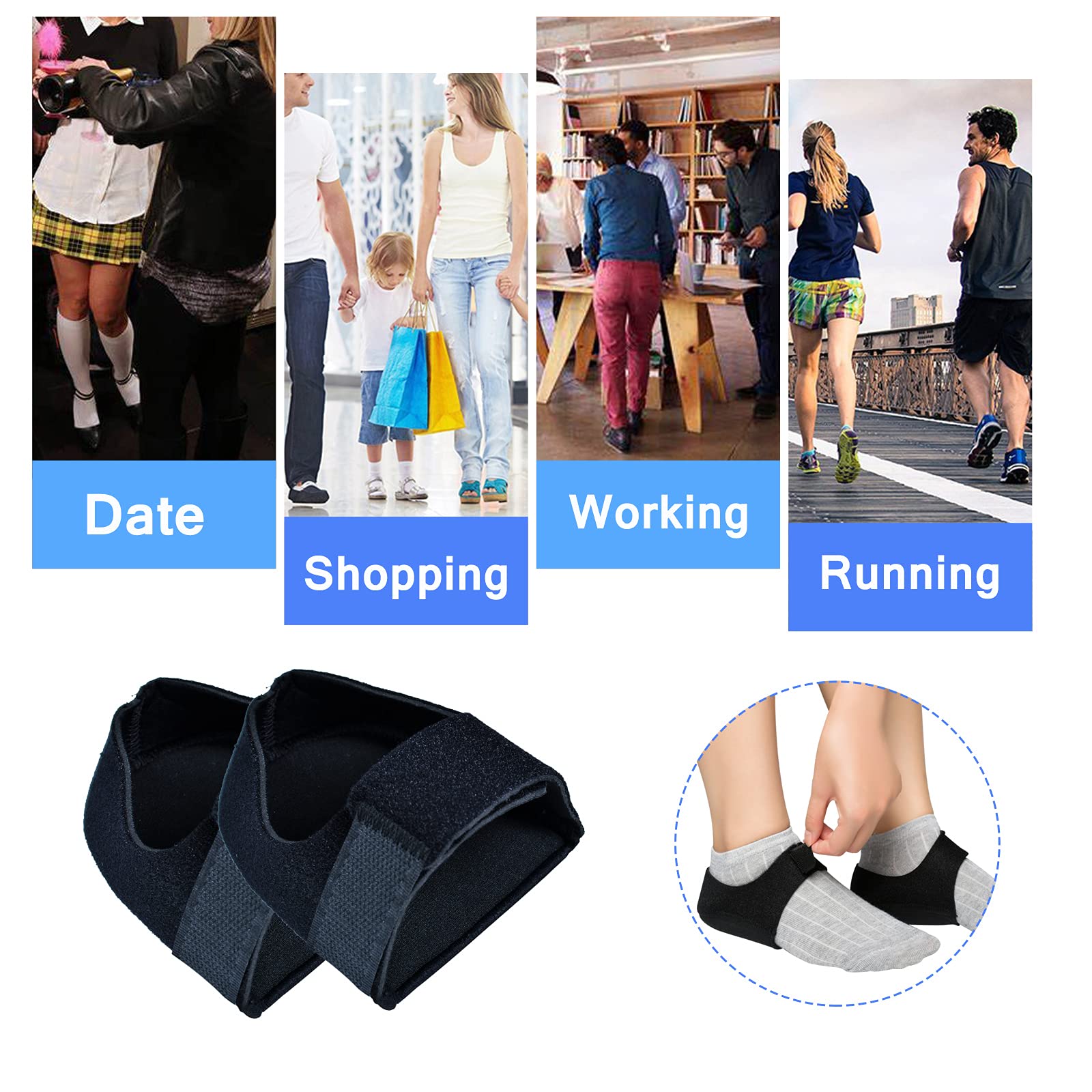 JUMPOW black package includes one pair for men and women.