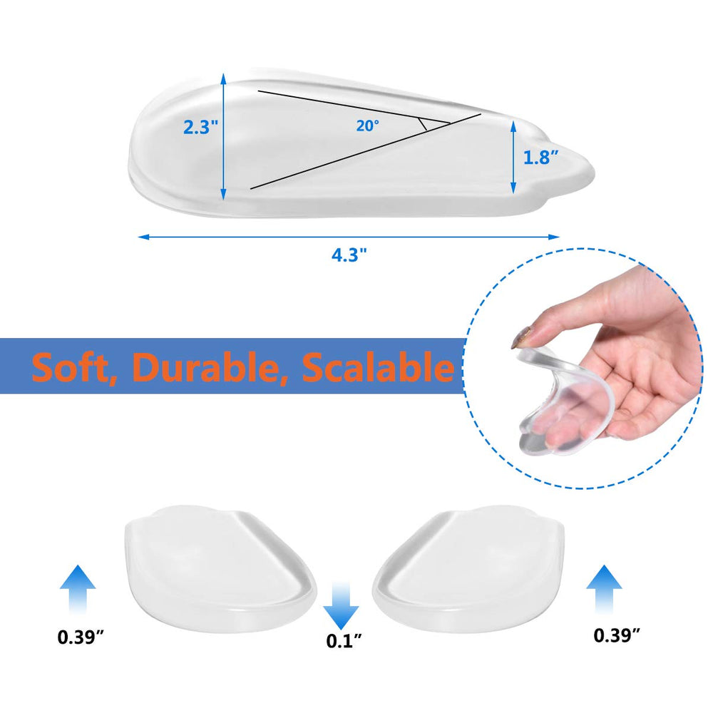 JUMPOW soft gel material close-up highlights comfortable cushioning.