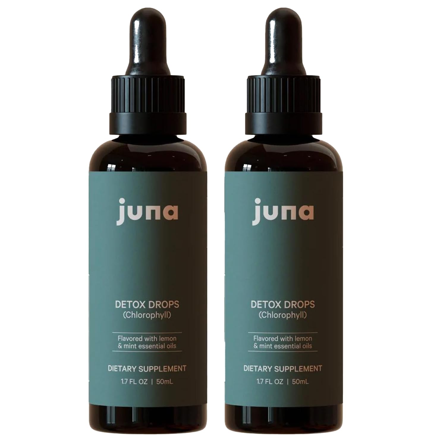 Juna Chlorophyll Liquid Drops bottle ready for daily detox and energy.