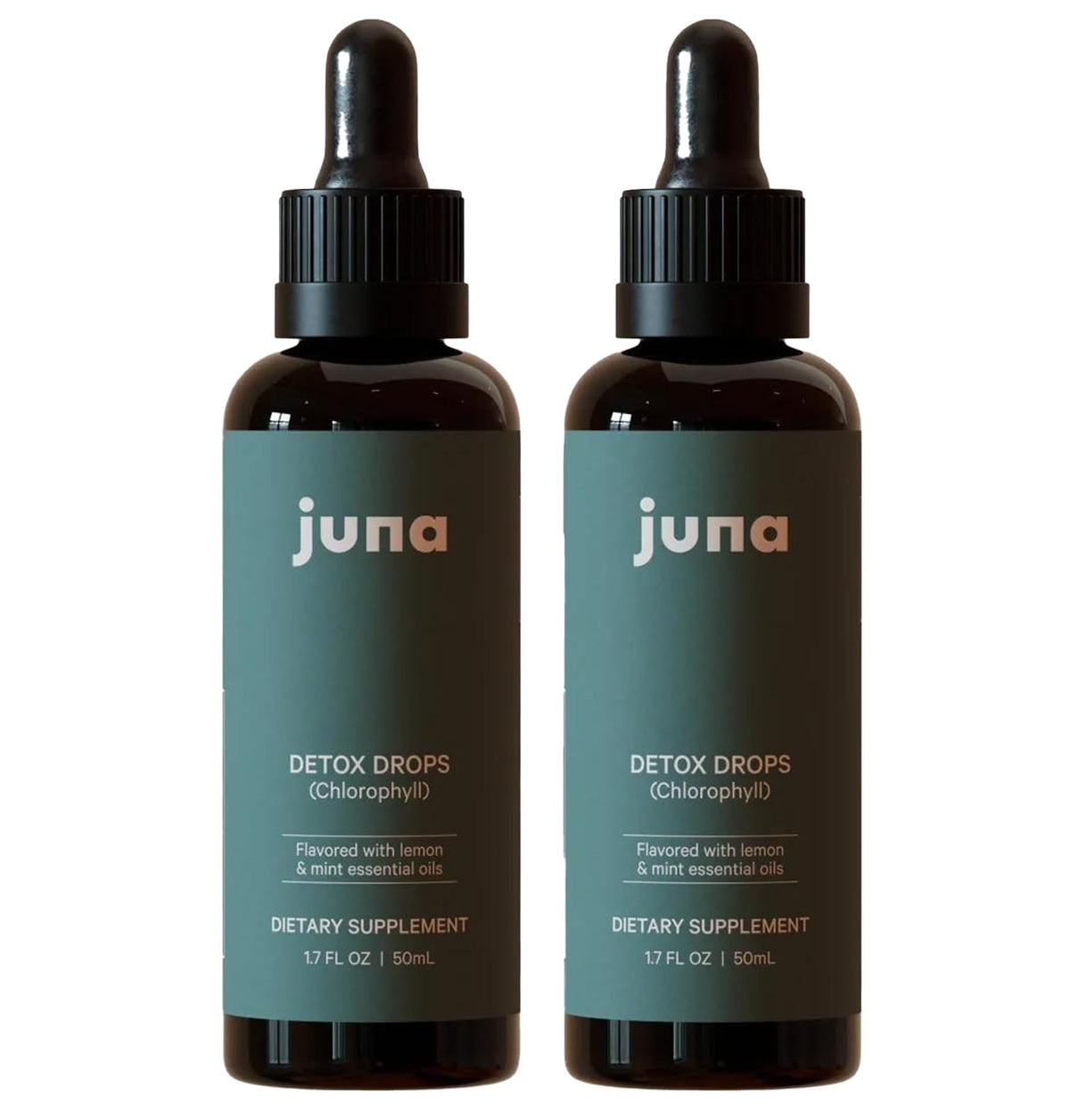 Juna Chlorophyll Liquid Drops bottle ready for daily detox and energy.