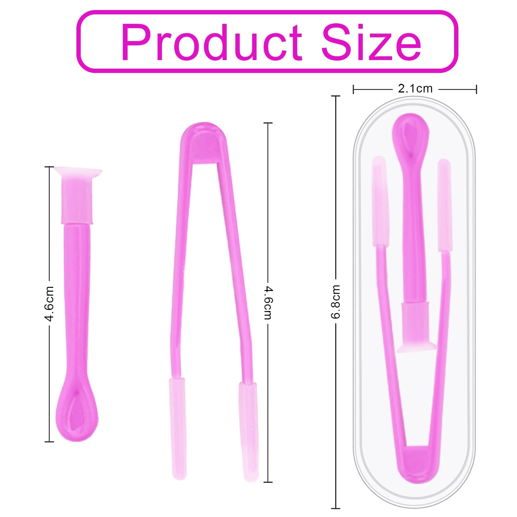 JUNEBRUSHS soft-tip tweezers for gentle lens placement