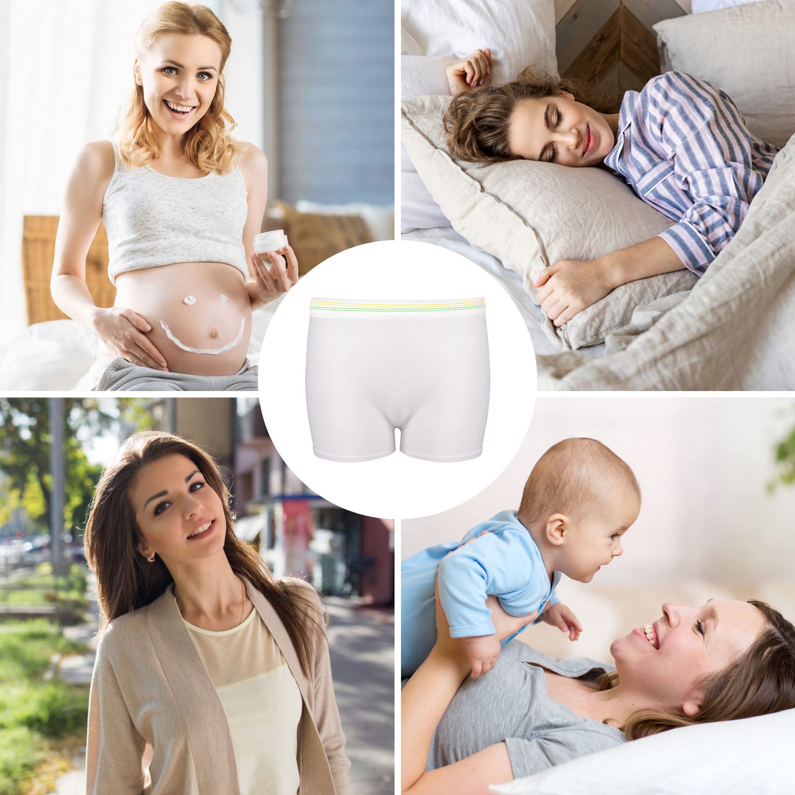 JUNFAN day-to-day-comfort mesh underwear stays in place during daily activities.