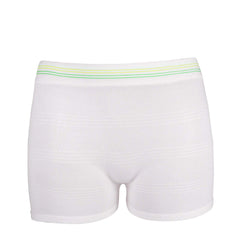 JUNFAN postpartum mesh underwear emphasizes delivery comfort with breathable fabric and soft waist support.