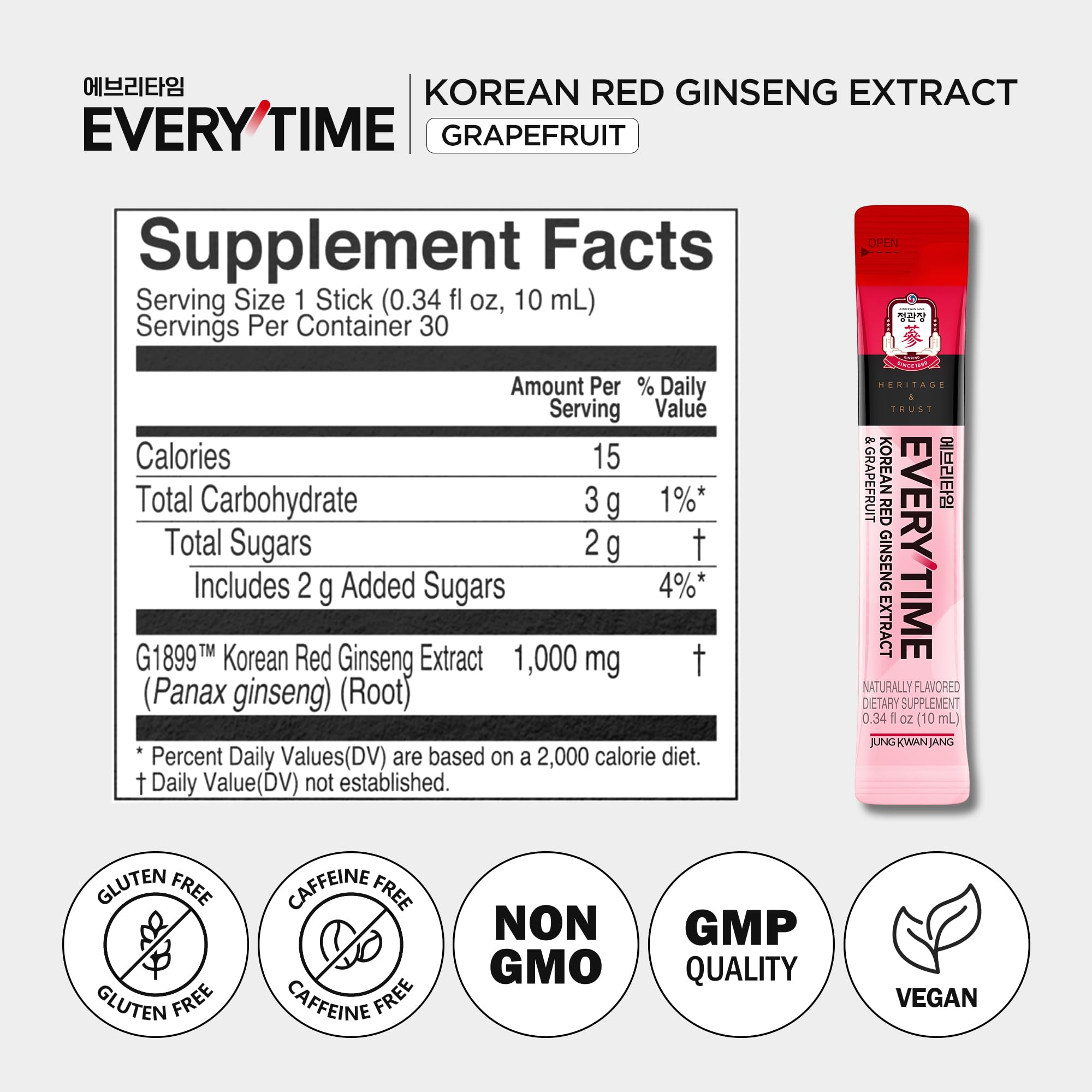 Travel-friendly pack of Everytime sticks ideal for on-the-go wellness.