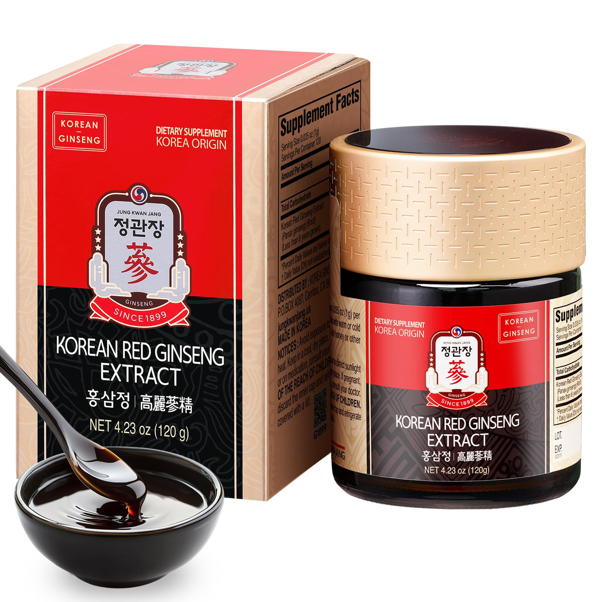 JUNG KWAN JANG Korean Red Ginseng extract bottle for daily wellness