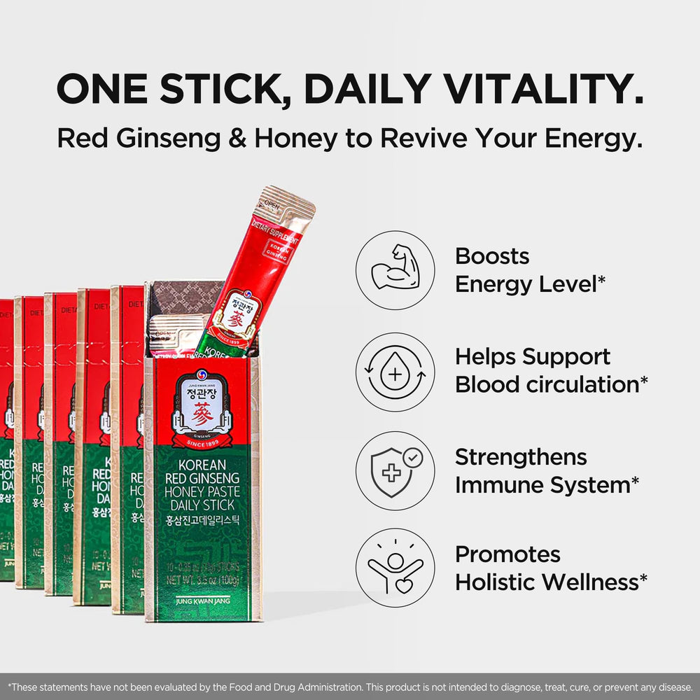 Jung Kwan Jang daily stick being squeezed demonstrates quick pre/post-workout fuel.