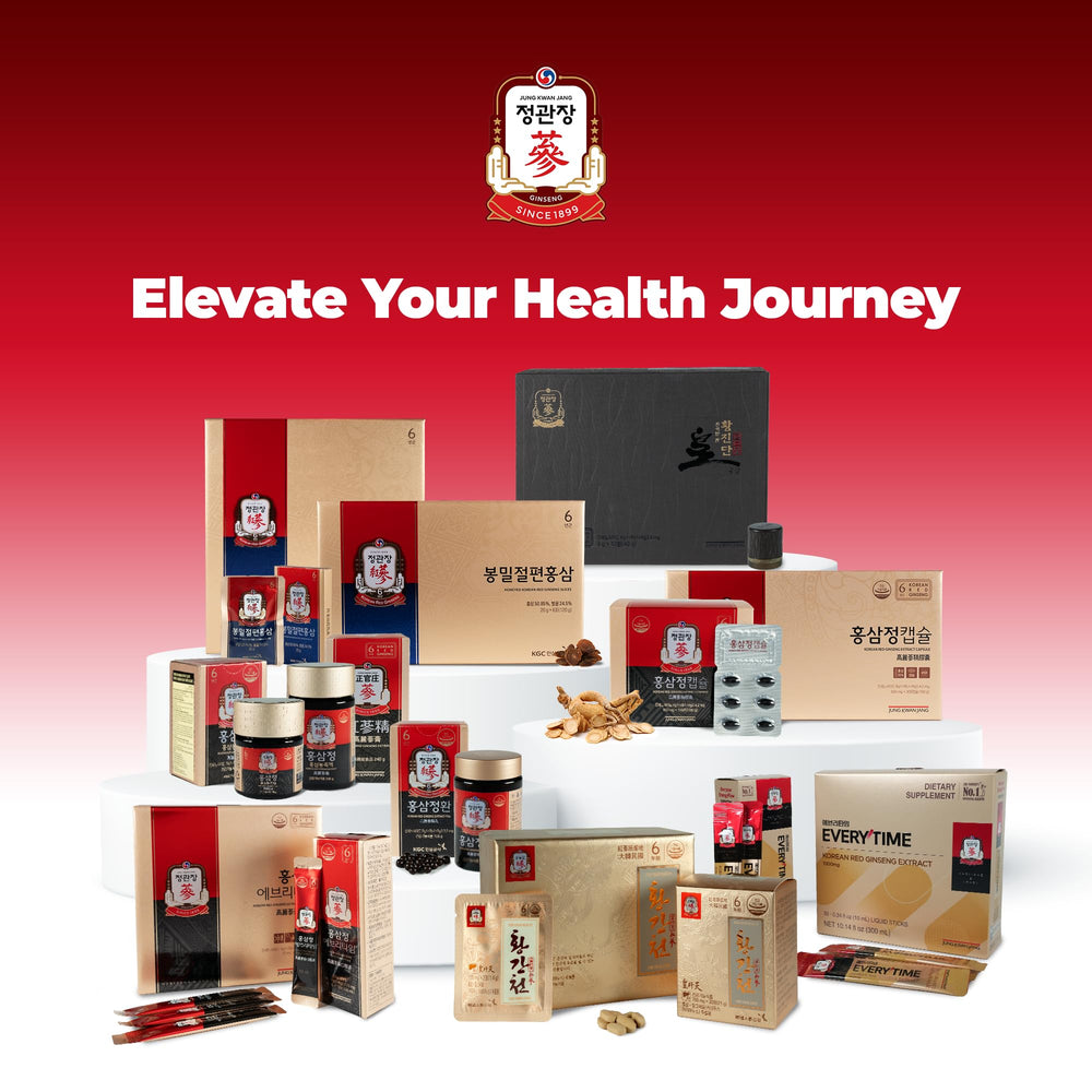 JungKwanJang packaging with classic globe emblem and trusted 120-year heritage