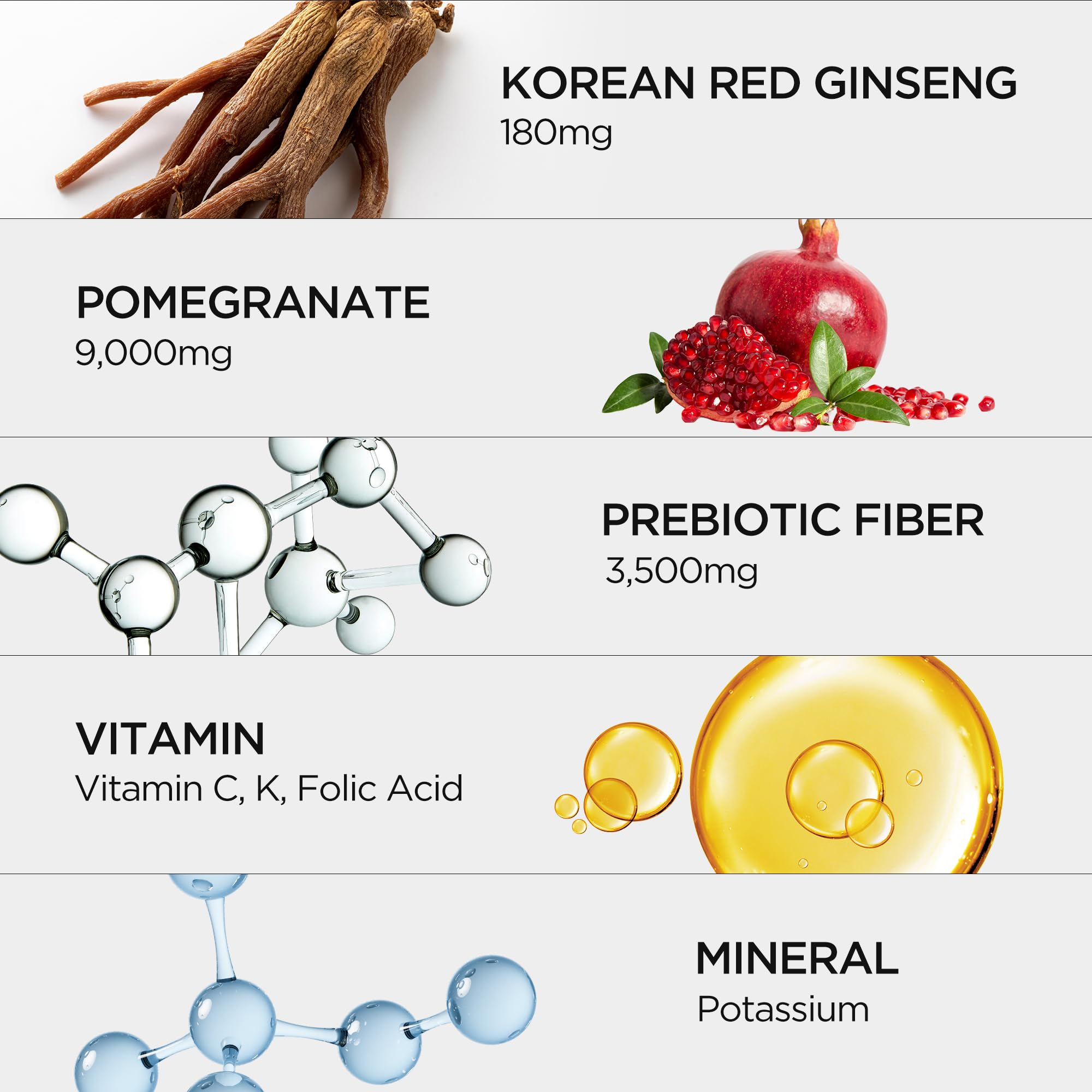 Natural sweetness from agave and grape extracts in the drink.
