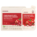 JUNG KWAN JANG Pomegranate with Korean Red Ginseng – Vegan Energy Drink, No Caffeine, Non-GMO, 20 Pouches