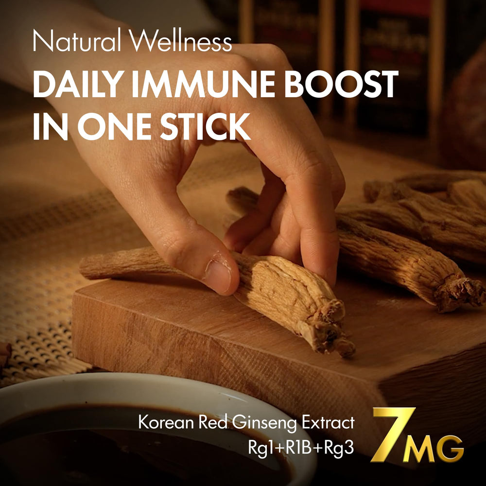Geumsan origin highlight indicating high-quality red ginseng from Korea