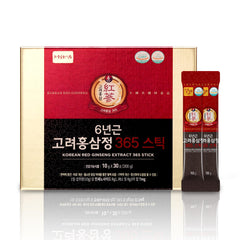 JUNGWONSAM 6-Year Red Ginseng Stick packaging highlights trusted quality and easy daily use.