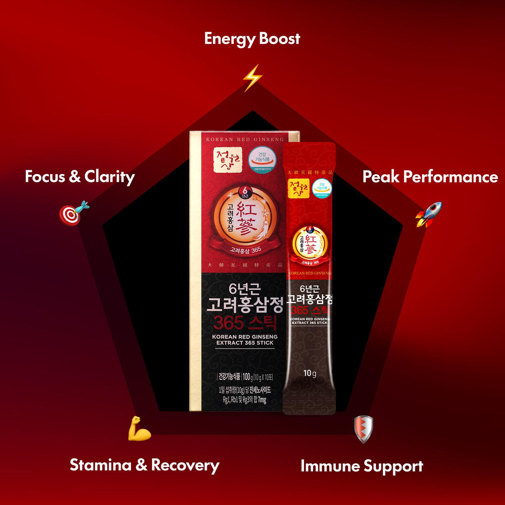 JUNGWONSAM daily-dose stick with 7mg supports convenient daily intake.