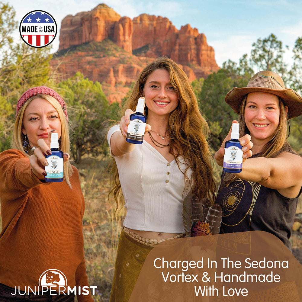 JUNIPERMIST USA-made 4oz bottle ready for home or travel.