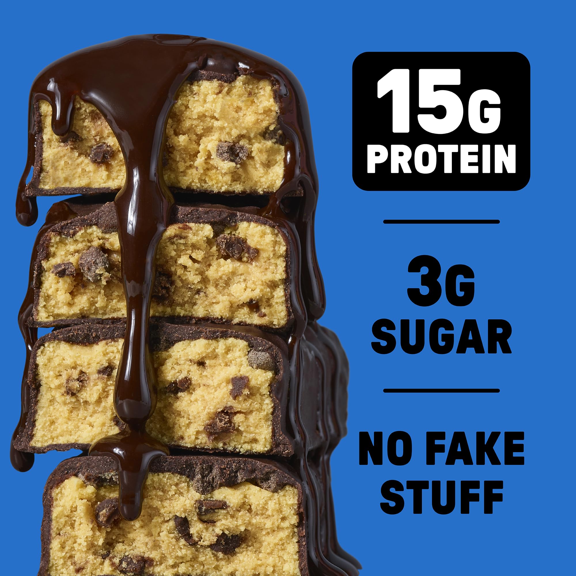 JUNKLESS Cookies & Cream bar in hand for on-the-go energy and satisfaction.