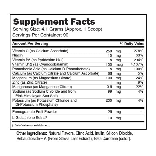 Scoop in water shows accurate measurement for consistent hydration