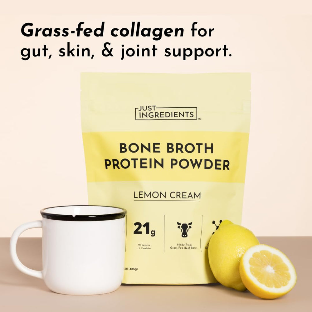 Organic coconut MCT oil in JUST INGREDIENTS Lemon Cream protein supports energy and absorption.