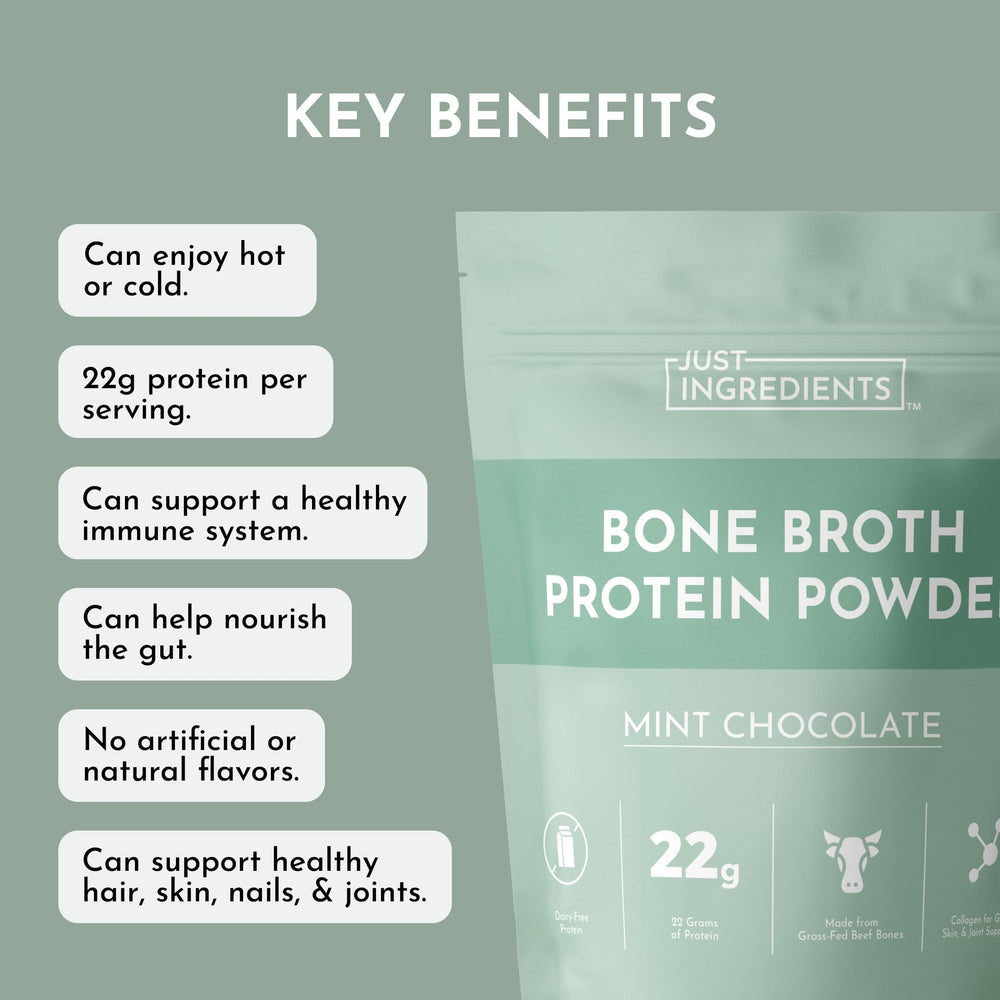 Just Ingredients mint chocolate morning smoothie demonstrates versatile post-workout nutrition