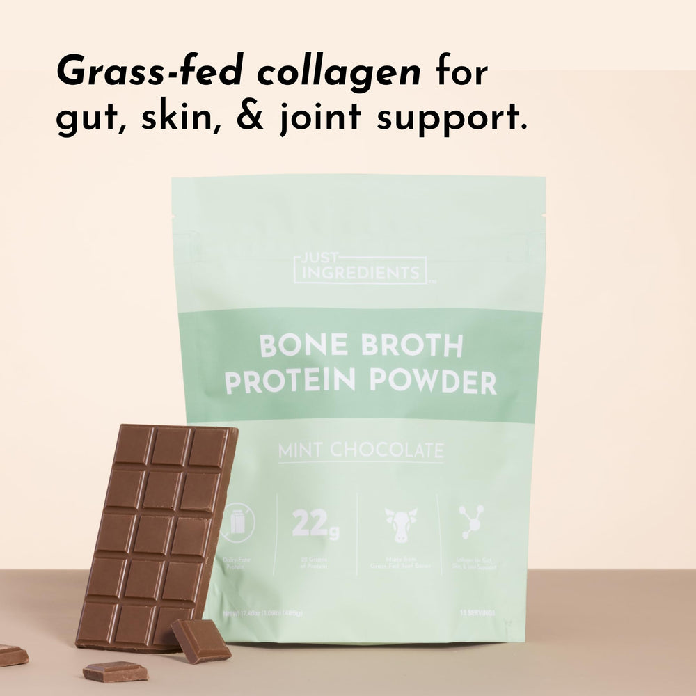 Just Ingredients packaging image communicates transparency and real-food ingredients
