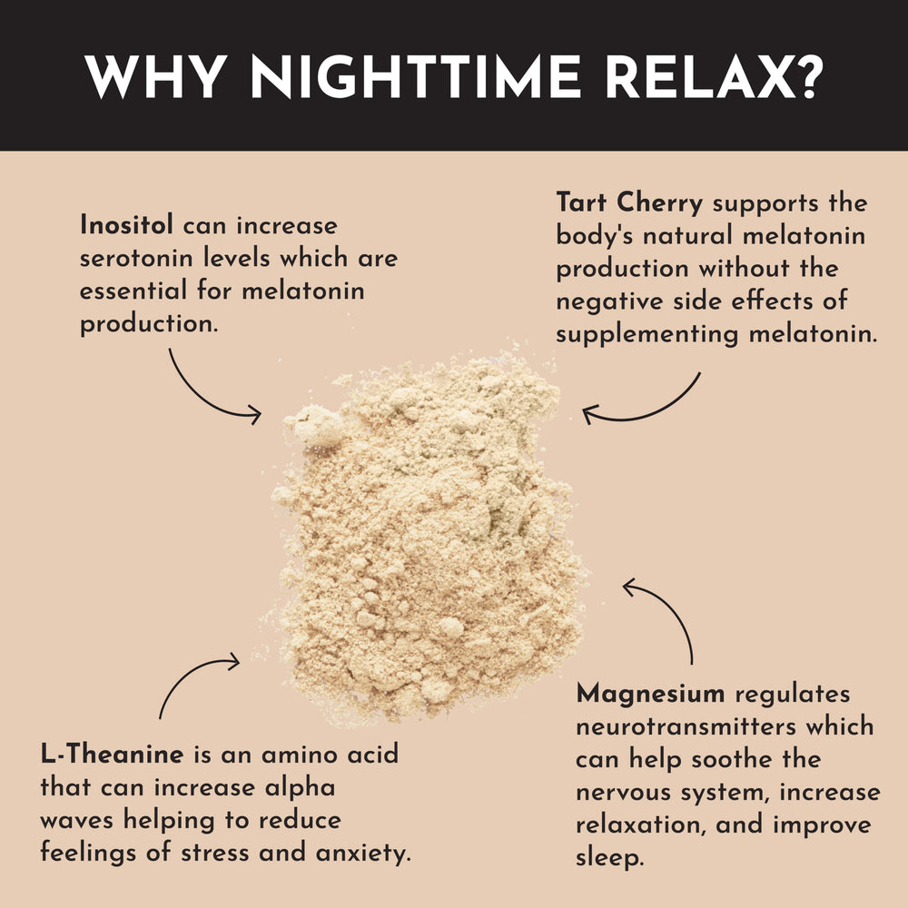 Just Ingredients Chai Nighttime Relax mug ready for winding down with spice aroma.