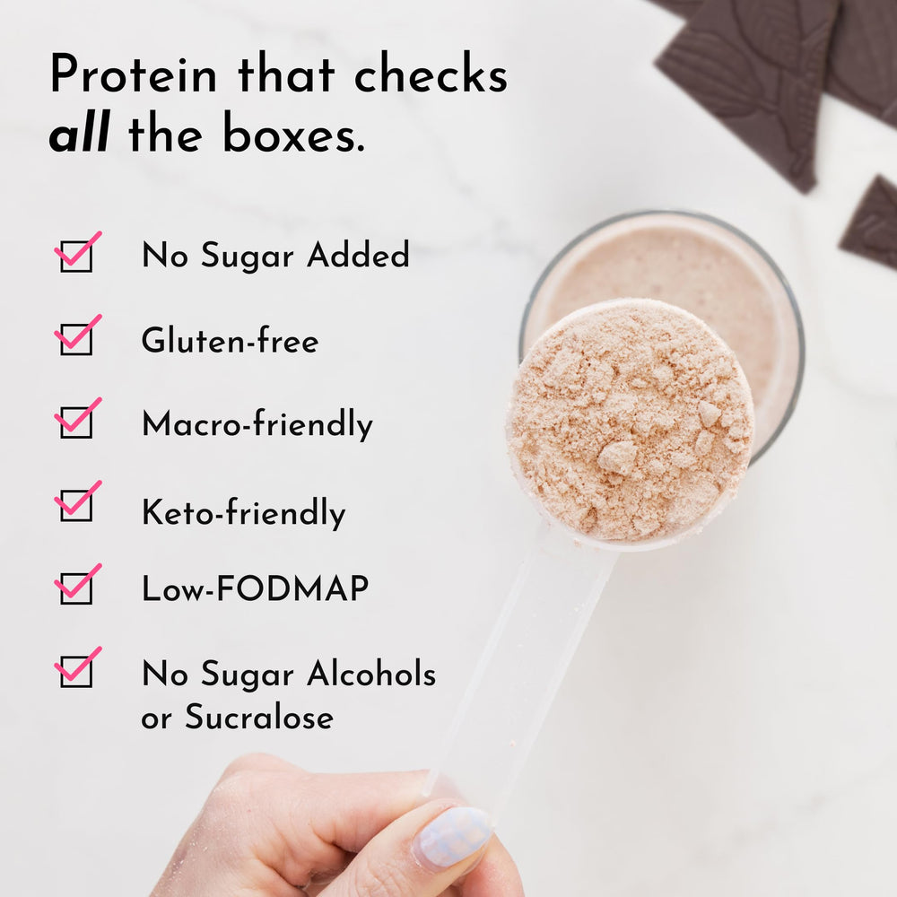 Just Ingredients powder baked into muffins for convenient protein.