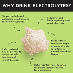 Just Ingredients Coconut Lime Electrolytes ingredients list highlights real fruit extracts.