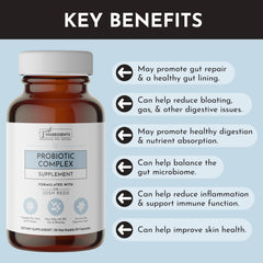 Just Ingredients CoreBiome Tributyrin packaging spotlighting postbiotic gut lining support.