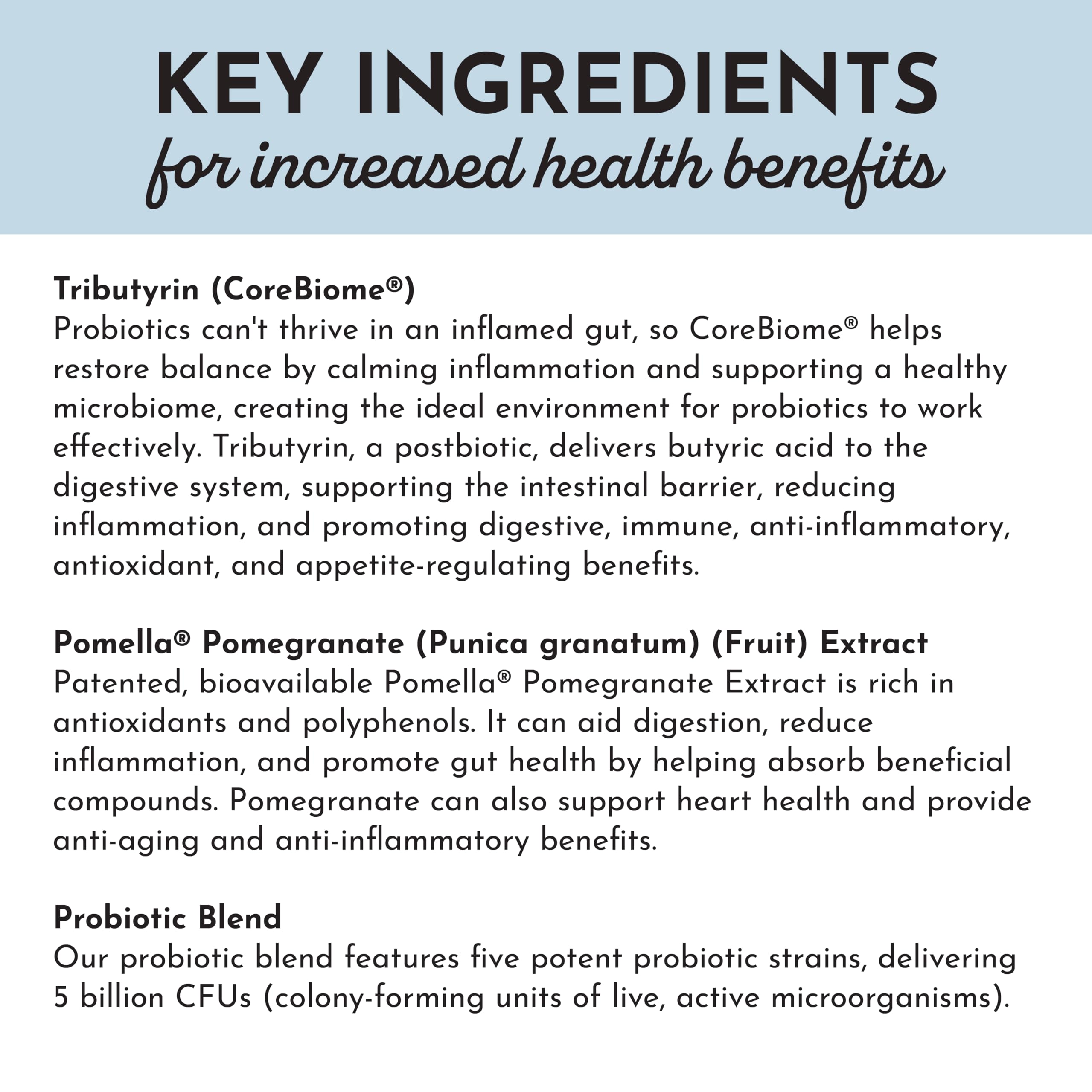 Just Ingredients Extended-Release Capsules pack demonstrates optimized delivery through the digestive tract.